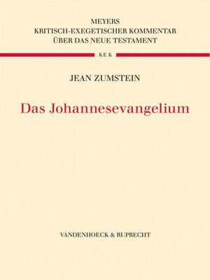 cover image of Das Johannesevangelium
